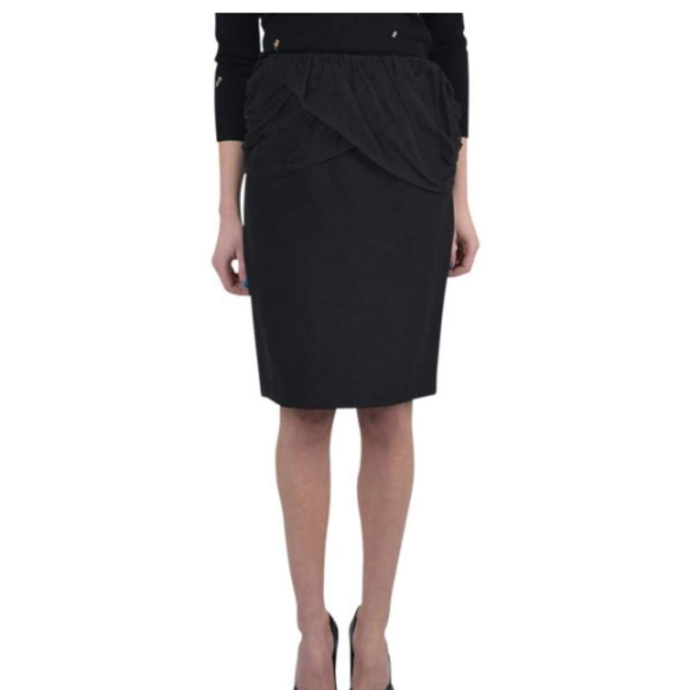 Just Cavalli Black Pencil Skirt
